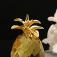 thumbnail image 5 of Vikakiooze Home Decor , Pineapple Crystal Glass Figure Paperweight Ornament Feng Shui Decor ion, 5 of 8