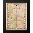 thumbnail image 2 of Thompson 12x14 Black Modern Framed Museum Art Print Titled - Knox Illinois Landowner - Thompson 1861, 2 of 5