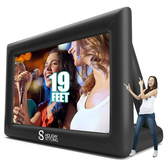 Holiday Styling 19" Giant Movie Theater Inflatable Outdoor Projector Screen