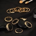 thumbnail image 4 of Sonducket Anillo de aleación de 12 piezas, anillos de compromiso reutilizables portátiles para interiores y exteriores, fiesta, oficina, Ropa, zapatos y accesorios Miscelánea, 4 of 6