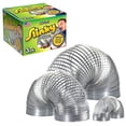 thumbnail image 1 of The Original Slinky® Brand Fidget Toy Pack: 1 Giant, 1 Classic y 1 Slinky Junior Walking Metal Spring Toy, Juguetes para niños de 5 años en adelante Just Play NA, 1 of 2