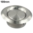thumbnail image 1 of Bgsha Grille de Ventilation Réglable en Acier Inoxydable Ronde Ventilation Chauffage Refroidissement & Échange d'Air Frais, 1 of 10