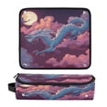 thumbnail image 3 of Curling Iron Storage Bag Hair Tools Travel Bag Heat Resistant and Portable Flying Dragon in Sky, 3 of 8
