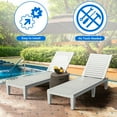 thumbnail image 3 of Uforic 2 Pcs Outdoor Lounge Chairs, Sturdy Chaise Loungers with Adjustable Backrest for Patio & Poolside, 3 of 5