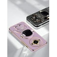 thumbnail image 2 of Compatible with Realme 11 Pro Plus Case for Women Men, Ultra Soft Realme 11 Pro Plus Phone Case with Stand Silicone TPU Plating Cute Astronaut Pattern Cases Cover (Purple), 2 of 12