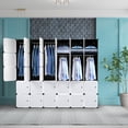 thumbnail image 5 of Zimtown Portable Wardrobe 30-Cube DIY Closet Cabinets Shelves Clothes Storage Organizers for Books, Toys,Clothes, 5 of 8