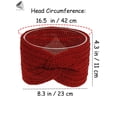 thumbnail image 2 of PULLIMORE Women Ear Warmer Winter Knit Stretch Headbands (Green), 2 of 7