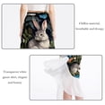 thumbnail image 2 of Rabbit Chic Chiffon Beach Dress for Women - Stylish and Breathable Beach Skirt with Polyester Straps, 2 of 6