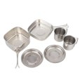 thumbnail image 4 of OUNONA Ustensiles de Camping Ensemble de Cuisson de Camping Argent Rond Facile à Nettoyer 1 Ensemble, 4 of 8