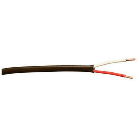 Coleman Cable 553026607 Thermostat Wire; CL2 Solid Bare Copper; 18/2; 500-Foot; brown