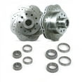 thumbnail image 2 of Helix Suspension Brakes & Steering 18397 11 in. WaveStop Drilled & Slotted 5 Bolt Rotors Unilug with Bearings for Ford Mustang II, 2 of 2