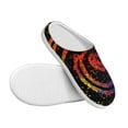 thumbnail image 3 of Picia A Bright Abstract for Women's Lamb-hug Comfy Fleece House Slippers Memory Foam, Slip-on House Shoes Indoor Outdoor-44/45, 3 of 7
