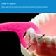 thumbnail image 2 of 60 palillos de hilo dental con mango de jirafa de dibujos animados, limpiador dental para niños (4 colores mezclados, 15 unidades por color), 2 of 7