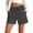 Dark Gray-sweatpants for women, variant on Womens Plus Size Shorts Elastic Waisted Drawstring Casual Sweatpants Solid Color Outdoor Workout Short with Pockets