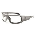 thumbnail image 2 of (2 pack) Ergodyne SkullerzÂ® Odin Safety Glasses // Sunglasses, Matte Gray, Clear Lens, 2 of 4