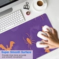 thumbnail image 4 of Long Mouse Pads for Desk,Halloween Spider Bat Pattern Desk Mats on Top Of Desks, Desk Mouse Pad Extra Large with 3mm Non-Slip Base and Stitched Edge for Gaming,Office,Work,Home 31.5x11.8in, 4 of 5