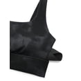 thumbnail image 5 of Top CRZ YOGA Butterluxe con escote redondo y espalda en U negro talla grande, 5 of 5