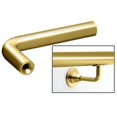 thumbnail image 3 of CRL HR2DXPB Polished Brass Newport Series Extension Arms for HR2D Series Brackets, 3 of 7