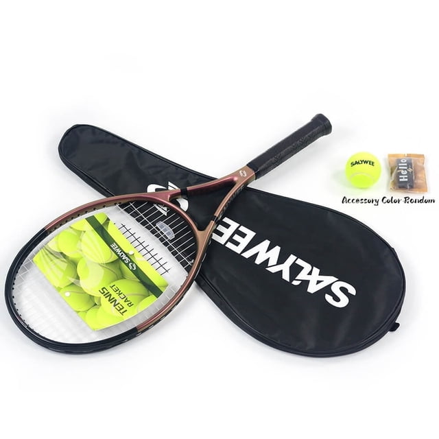 SALYWEE RaceRun Max Pro Tennis Racket - Composite Carbon Fiber, Sparkling Finish, Pre-Strung 55lbs, Lightweight 295±5g, 102sq.in.