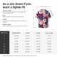 thumbnail image 5 of Fotbe American Stars2 Camisa Estampada de Manga Corta para Hombre, Casual de Verano, Estilo Playero, Sin Arrugas-X-Large, 5 of 5
