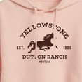 thumbnail image 3 of Yellowstone  - Est 1886 Horse Logo  - Juniors Cropped Pullover Hoodie, 3 of 6