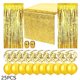 thumbnail image 1 of Juego de cintas de látex para decoración de globos con lentejuelas, 25 piezas para banquete de boda, dorado Sweethay HA6752-02B, 1 of 6