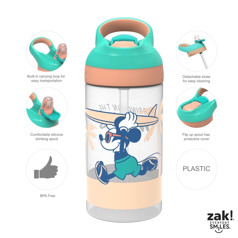 Disney Mickey & Minnie Mouse Collection Bundle | Zak Bottle, Hat | NW Disney Water Bottle and Plateware Collection From Zak  main image 3
