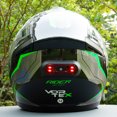 thumbnail image 2 of Moto Helmet light Luces Para Casco Bike Taillight Motorcycle Bicycle Helmet Safety Signal Warning Rear Lamp Waterproof LED Light, 2 of 5