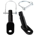 thumbnail image 3 of 2Pcs Iron Bike Hitch Drawing Head Replacement Trailer Coupler Metal Bike Trailer Hitch Attachment, 3 of 9