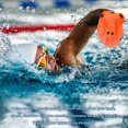 thumbnail image 3 of 1 Pair Swimming Hand Paddle Swimming Hydrodynamic Design Silicone Swimming Training Aid Paddle, Orange, 3 of 5