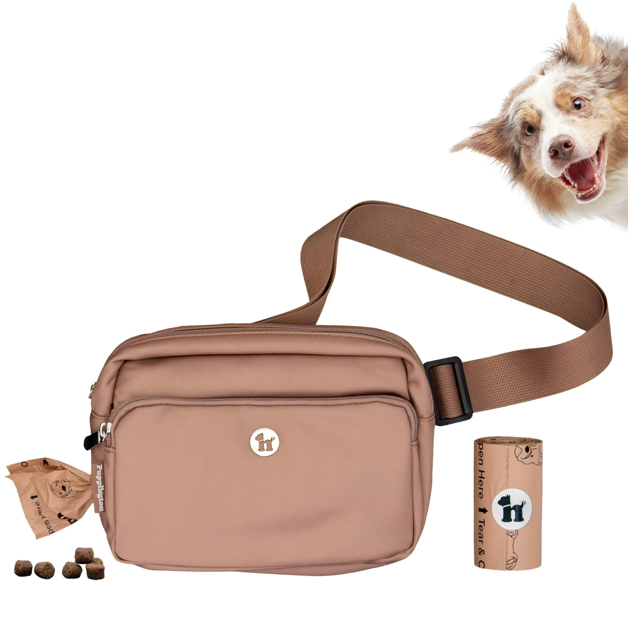 Puppington Crossbody 3-in-1 Crossbody Bag Dog Treat Pouch For