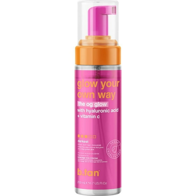 Espuma autobronceadora B.Tan Clear Glow Your Own Way, 200 ml