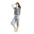 thumbnail image 3 of INK+IVY Short Sleeve Scoop Neck Breathable Pajamas (Women's) 2 Piece Set, 3 of 6