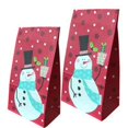thumbnail image 2 of Worallymy Bolsas de Regalo de Navidad Bolsa de Papel de Dibujos Animados para Dulces Bolsa de Paquete de Galletas de Chocolate Decoración de Navidad Muñeco de Nieve 10 Piezas Worallymy JD735816047, 2 of 7