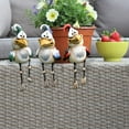 thumbnail image 3 of SDJMa Garden Statue Birds Decor - Resin Bird Sparrow with Jittery Legs, Resin Bird Sparrow, Fun Colorful Garden Plug Edge Chair Garden Decoration, Bird Toys, Bird Theme Decor for Garden, 3 of 9