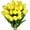 Yellow, variant on Goodwill 20 Heads Artificial Tulips Flowers Real Touch Arrangement Bouquet for Home Room Office Party Wedding Decoration, Excellent Gift Idea for Mothers Day