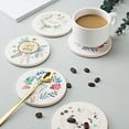 thumbnail image 3 of Diatomite Absorbent Coasters, Heat Insulating Moisture Absorbent Coasters, Cartoon Animal Series 06, 3 of 3