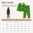 thumbnail image 4 of Goofa leaves and glasses of bee Printed Women’s 2 Piece Pajama Set Super,Pajamas Women's Long Sleeve Sleepwear Soft Button Down Loungewear Pjs Lounge Set Nightwear-Medium, 4 of 7