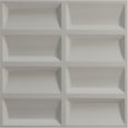 thumbnail image 5 of 19 5/8"W x 19 5/8"H Robin EnduraWall Decorative 3D Wall Panel, Universal Pearl Metallic Sea Mist (Covers 2.67 Sq. Ft.), 5 of 6