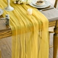thumbnail image 1 of Dusty Rose Gauze Table Runner 120 Inch 10FT, Seasonal Sheer Chiffon Cheesecloth Kitchen Dining Holiday Birthday Table Decor for Home Party, 1 of 8