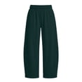 thumbnail image 3 of Kiijoy Girls Wide Leg Sweatpants Athletic Pants Open Bottom Joggers, Sizes 5-15, 3 of 3
