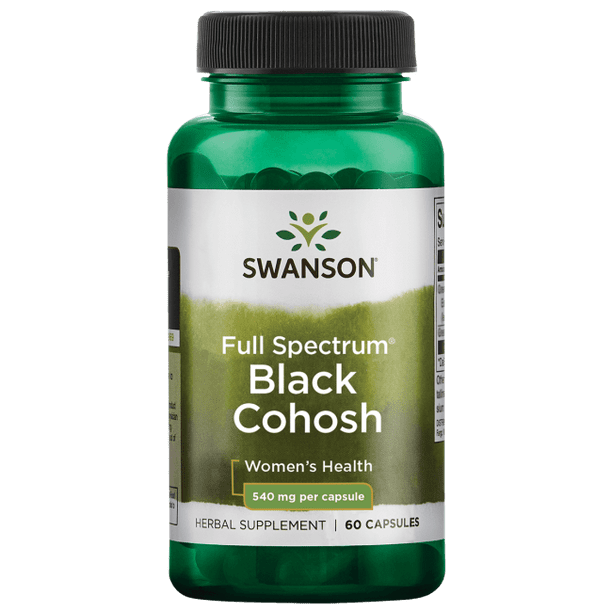 Swanson Black Cohosh 540 mg 60 Capsules