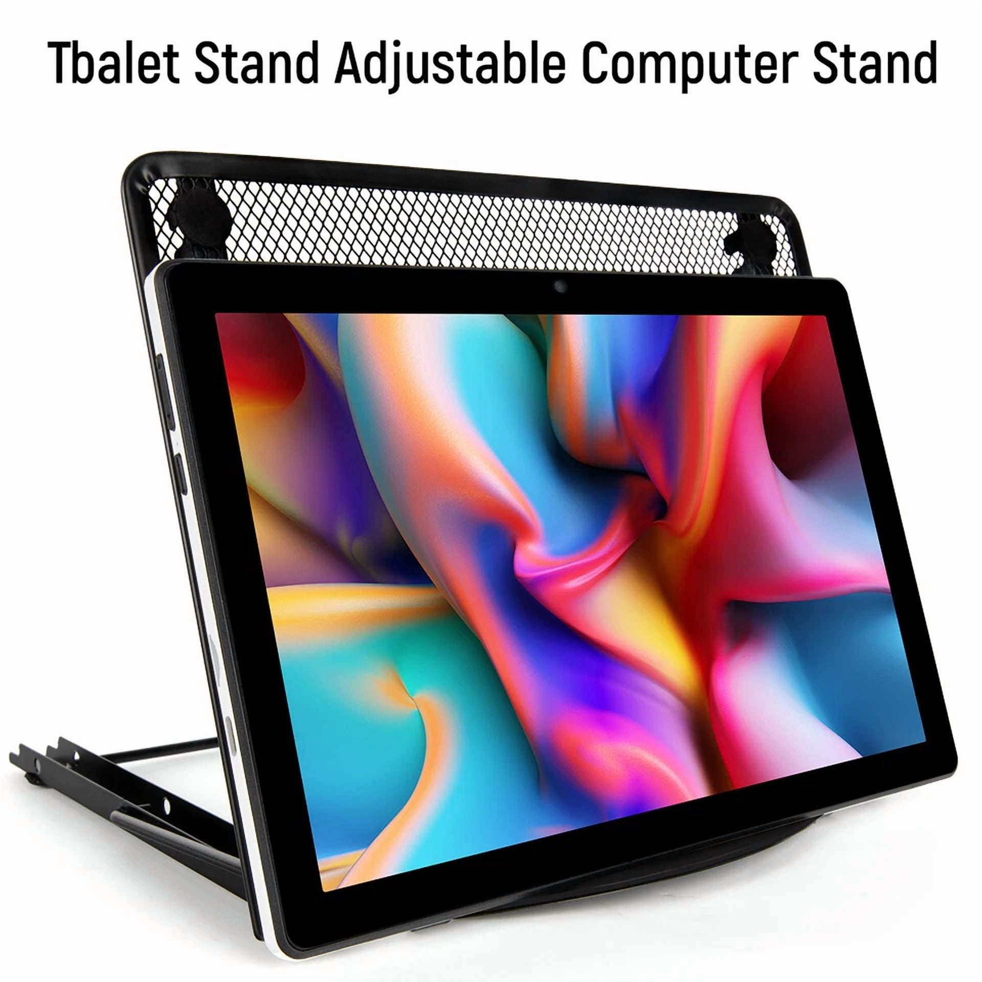PRIME- Foldable Laptop Stand Angle Adjustable Tablet Holder Riser Portable Ventilate