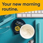 Ratio Yogurt Protein Cultured Dairy Snack, Vanilla, 25g Protein, 5.3 OZ