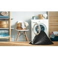thumbnail image 2 of Ahgly Company Machine Washable Indoor Square Transitional Night Black Area Rugs, 8' Square, 2 of 7