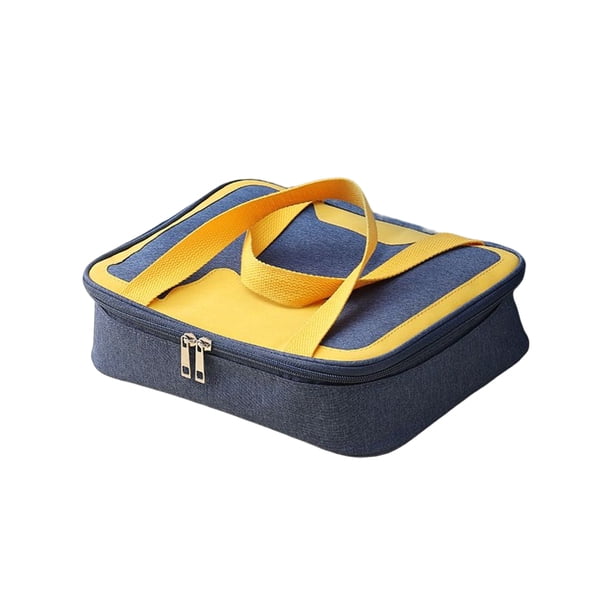 Fiambrera aislada, bolsa para el hogar, escuela, oficina, tela Oxford, Picnic, Camping, Bento, bolsas térmicas, bolsa de transporte, bolsas para Almacenamiento y organización del hogar Tipo 2 Yuarrent HA072826-02