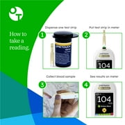 OneTouch Verio Test Kit - Includes Verio Reflect Blood Glucose Meter, 30 Lancets, Lancing Device, 30 Test Strips - Diabetes Care Supplies