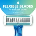 thumbnail image 3 of BIC Soleil 4 Women's 4-Blade Disposable Razors, 3 Count, 3 of 8
