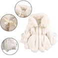 thumbnail image 4 of Godderr Kids Toddler Girls Warm Fleece Jacket Baby Winter Ears Old Wool Sweater Coats 1-9 Years Old Fall Winter New Thickened Cotton Jacket, 4 of 8