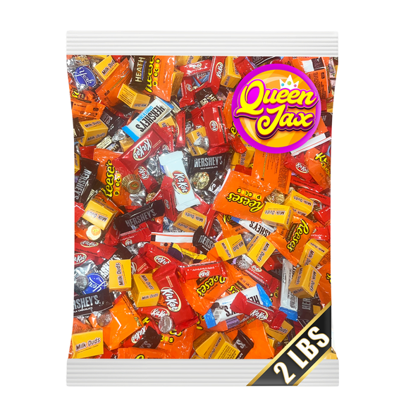 Assorted Chocolate Candy Variety Pack - 2 Lb Bulk Candy Chocolate Mix - Chocolate Candy Bulk - Hershey Chocolate - Bulk Individually Wrapped Chocolate